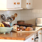 Kitchen and Living area of Arns Cottage