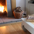 Kitchen and Living area of Arns Cottage