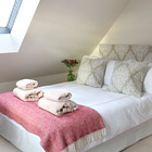 Upstairs bedrooms of Arns Cottage